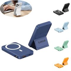 10000 mAh Magnetic Wireless Power Bank With Foldable Stand