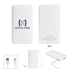10000 MAh Multi-Cable Power Bank