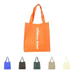 100g Non-Woven Reusable Tote& Grocery Bag W/ Extended Handle