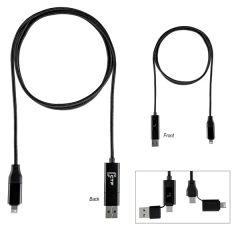 100W Dual Input Fast Charging Cable