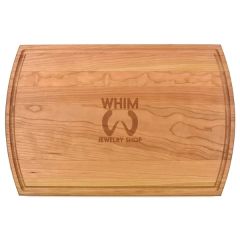 10 1/2 Inch X 16 Inch Cherry Cutting Board With Juice Groove
