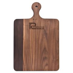 10 1/2 Inch X 16 Inch Walnut Paddle Cutting Board
