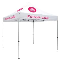 10 Ft Deluxe Tent Kit Full-Color Imprint, 4 Locations