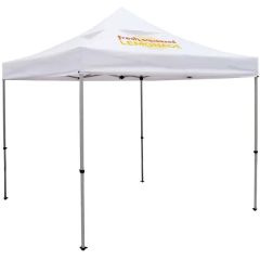 10 Ft Deluxe Tent, Vented Canopy Imprinted, 1 Location