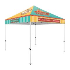 10 Ft Economy Tent Kit Dye Sub Full-Color Full-Bleed