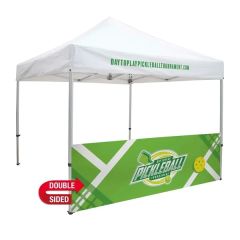 10 Ft Elite Tent Half Wall Kit UV-Printed, Double-Sided