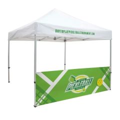 10 Ft Elite Tent Half Wall Kit UV-Printed, Single-Sided