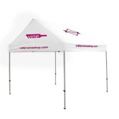 10 Ft Gable Tent Kit Full-Color Imprint, 4 Locations