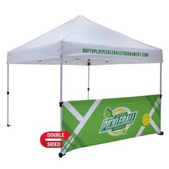 10 Ft Omni Tent Half Wall Kit UV-Printed, Double-Sided