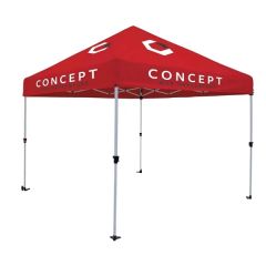 10 Ft Omni Tent Kit Full-Color Imprint, 4 Locations