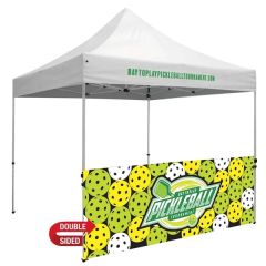 10 Ft Premium Tent Half Wall Kit Dye Sublimated, 2-Sided