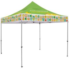 10 Ft Premium Tent Kit With Vented Canopy Full-Bleed Dyesub