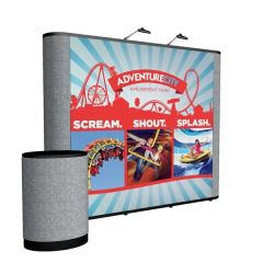 10 Ft Straight Show 'n Rise Floor Kit Mural W/ Fabric Ends