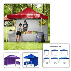 10 Ft X 10 Ft Canopy Tent - Vibrant Custom Design