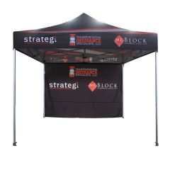 10 Ft X 10 Ft Display Tent With Back Full Wall
