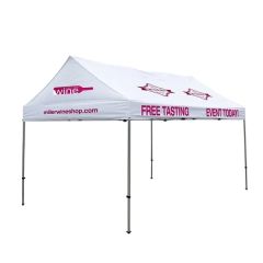 10 Ft X 15 Ft Gable Tent Kit Full-Color Imprint, 11 Locations
