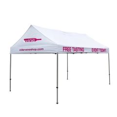 10 Ft X 15 Ft Gable Tent Kit Full-Color Imprint, 4 Locations
