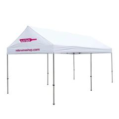 10 Ft X 20 Ft Gable Tent Kit Full-Color Imprint, 2 Locations