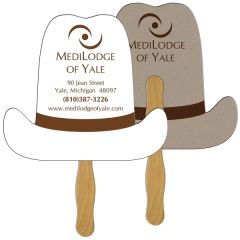 10 Gallon Hat Recycled Hand Fan