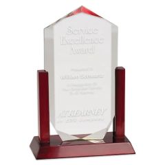 10 Inch Clear Royal Crown Acrylic Award
