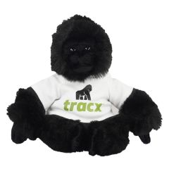 10 Inch Gorilla With T-Shirt and Full Color Imprint