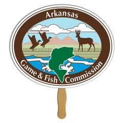 10 Inch Oval Hand Fan