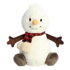 10 Inch Snowman With Scarf