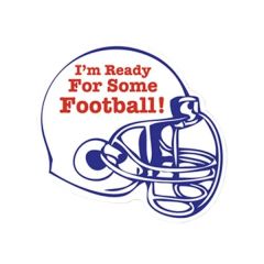10 Inch  X 12 Inch  Football Helmet Vehicle Auto Magnet