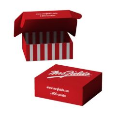 10 Inch  X 7.375 Inch  X 3.25 Inch   E-Flute Tuck Box Double Side