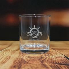 10 Oz Rocks Glass, Laser Standard