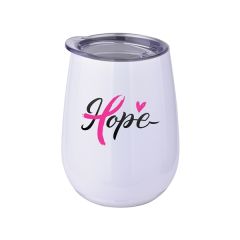 10 Oz Stainless Steel Stemless Wine Glass