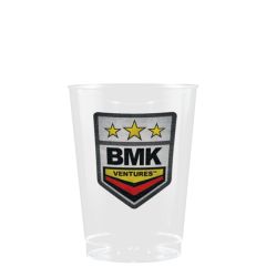 10 Oz Clear Hard Plastic Cup - Digital