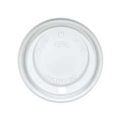 10 Oz Foam Cup Domed Lid - White