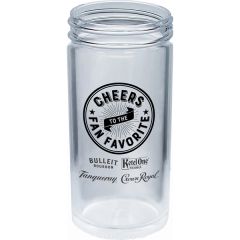 10 Oz Heavy Plastic Mason Jar Glass