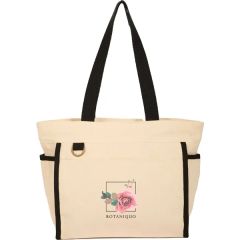10 Oz Organic Cotton Accent Tote