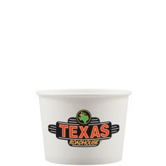 10 Oz Paper Food Container - White - Digital