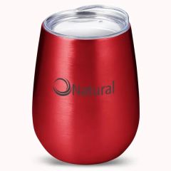 10 Oz Stemless Insulated Wine Tumbler With Lid
