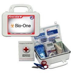 10 Person Plastic First Aid Kit, Ansi Compliant