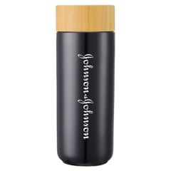 10 Oz Ceramic Mug Bamboo Lid