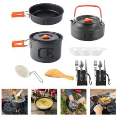 10pcs Camping Cookware Set