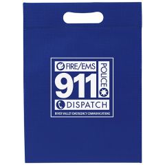 10W X 14h Non-Woven Die Cut Bag - Screen Print