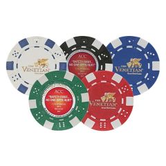 11.5 G Professional Clay Poker Chips W/ 4 Color Process
