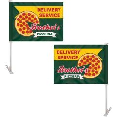 11.5 Inch X 15 Inch Double Sided Custom Car Flag
