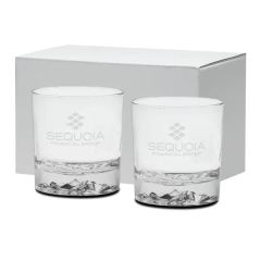 11.5 Oz Etched Glacier Otr Gift Set