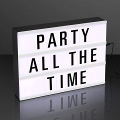 11.75 Inch X 8.5 Inch Cinema Light Box USB Marquee Sign