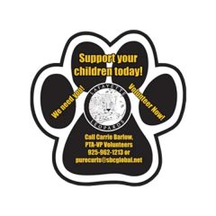 11.5 Inch  Paw Vehicle Auto Magnet
