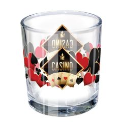 11 Oz Rocks Glass - Usa, Mirror Printing