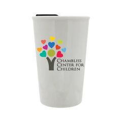 11 Oz Double Wall Ceramic Tumbler, Full Color Digital