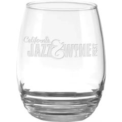 11 Oz Eminence White Wine - Deep Etched