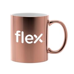 11 Oz Metallic Ceramic Mug